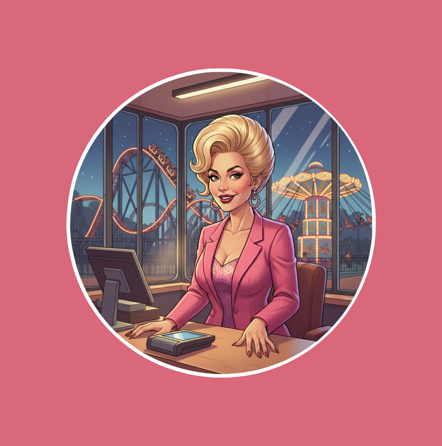 Raub am Riesenrad Krimi Dinner Birgit