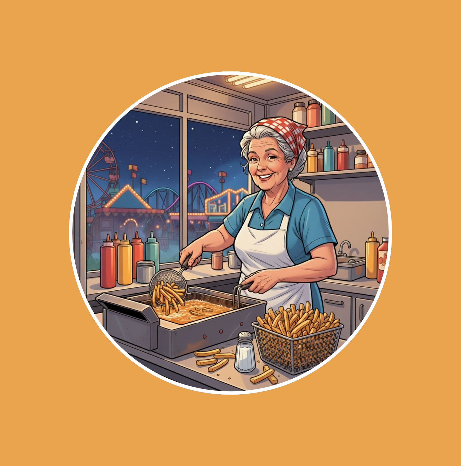 Raub am Riesenrad Krimi Dinner Hildegard