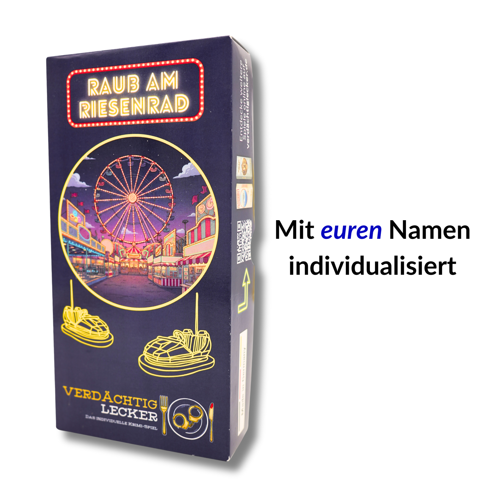 Raub am Riesenrad Individualisiert Krimi Spiel Krimi Dinner fuer zuhause Produktfoto weiss