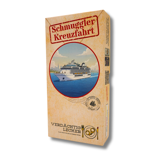 Schmuggler Kreuzfahrt Krimi Spiel Krimi Dinner fuer zuhause Produktfoto weiss